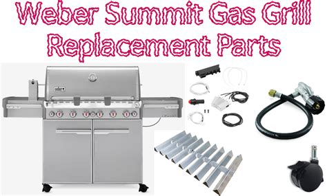 weber summit gas grill replacement parts